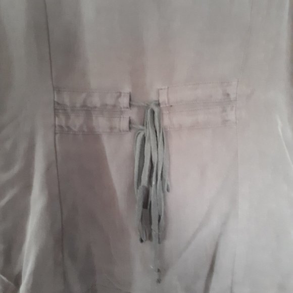 Danang Jacket/Blazer - Cocoa Brown - Size Large - 100% Silk - Lined - Picture 3 of 7